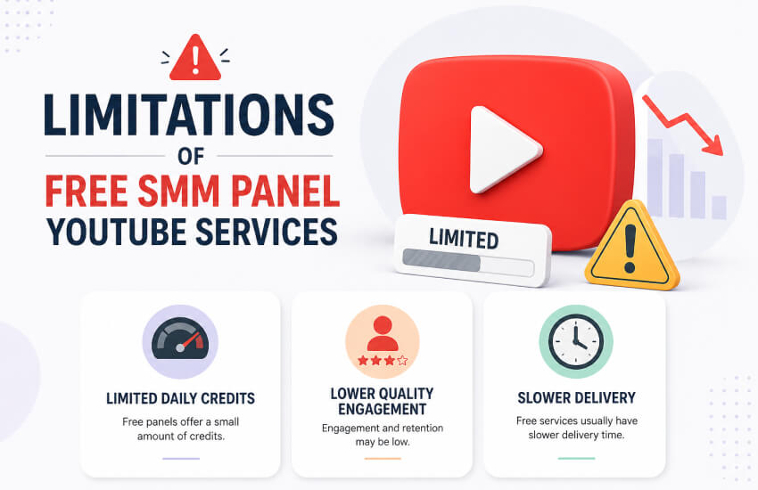limitations of free smm panel for youtube services