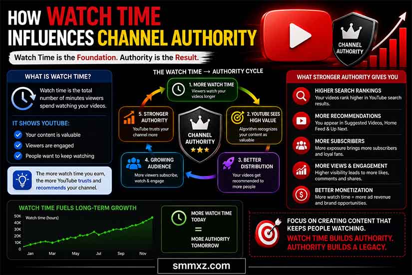 How Watch Time Influences Channel Authority